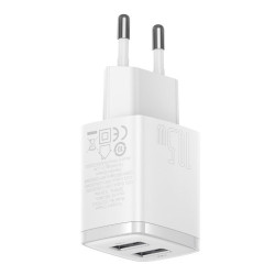 NONAME - Baseus nabíjačka do siete Compact 2xUSB 10,5W biela