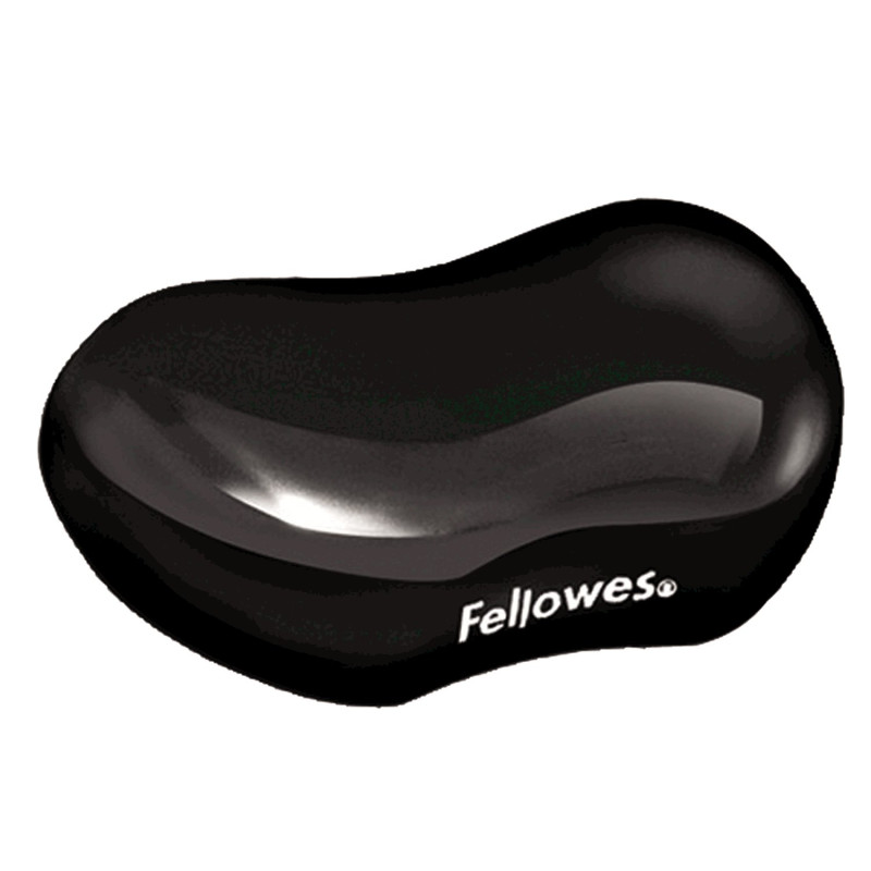 Fellowes Podložka pod zápästie CRYSTAL gélová čierna