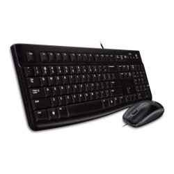 set Logitech Desktop MK120, drôtový, USB, US