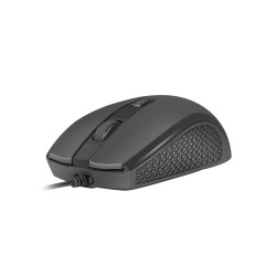 Natec optická myš HOOPOE 2/1600 DPI/Kancelárska/Optická/1 600 DPI/Drôtová USB/Čierna