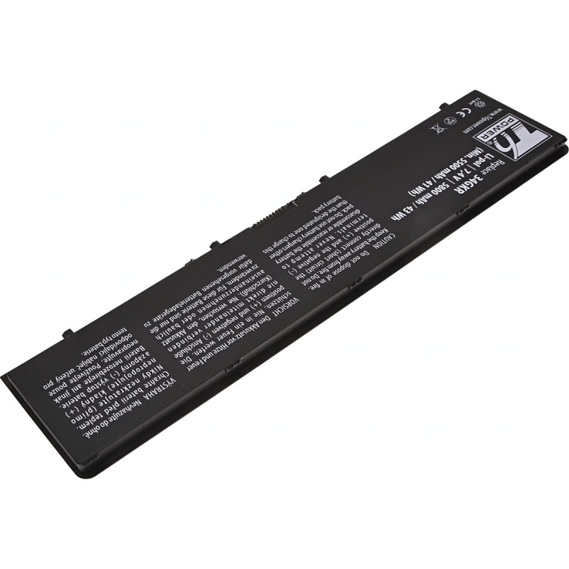 Batérie T6 Power pre Dell Latitude E7440, Latitude E7450, 5800mAh, 43Wh, 4cell, Li-pol