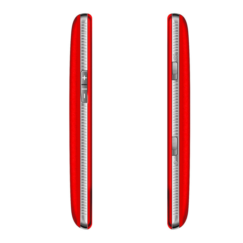 EVOLVEO EasyPhone XR, mobilný telefón pre seniorov s nabíjacím stojanom, červená