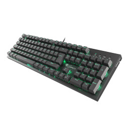 Genesis herná mechanická klávesnica THOR 300/RGB/Outemu Blue/Drôtová USB/US layout/Čierna