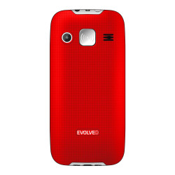 EVOLVEO EasyPhone XR, mobilný telefón pre seniorov s nabíjacím stojanom, červená