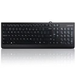 Lenovo 300/Drôtová USB/ CZ layout/Čierna