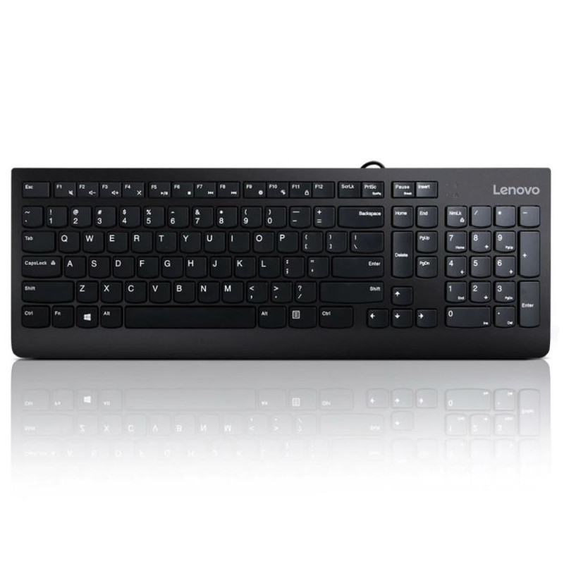 Lenovo 300/Drôtová USB/ CZ layout/Čierna