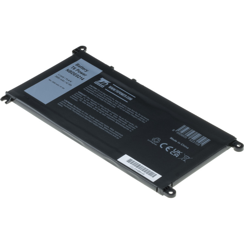 Batéria T6 Power Dell Insprion 3581, 3582, 3584, 5584, Vostro 5581, 3685mAh, 42Wh, 3cell, Li-poly