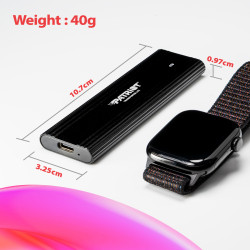 Patriot TRANSPORTER Lite/1TB/SSD/Externý/Čierna/3R
