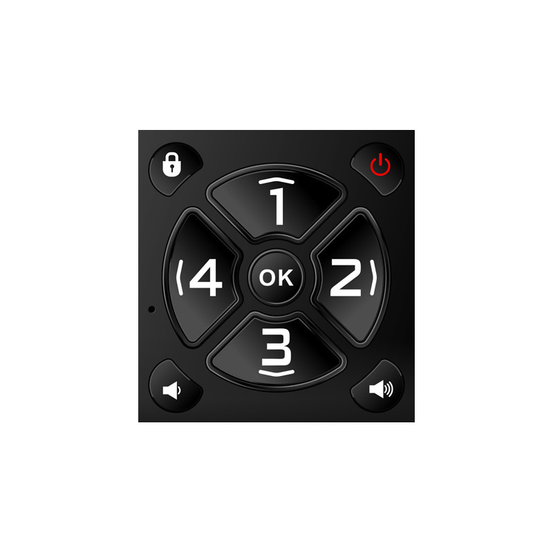 EVOLVEO EasyPhone ID, mobilný telefón pre seniorov, čierna