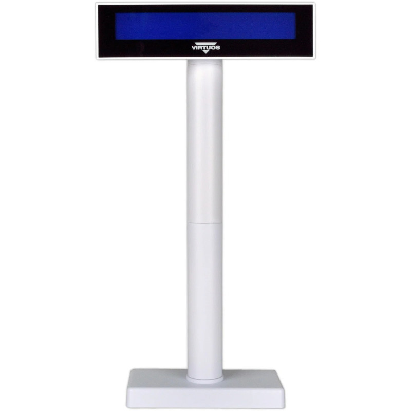 LCD displej Virtuos FL-2026MB 2x20, USB biely