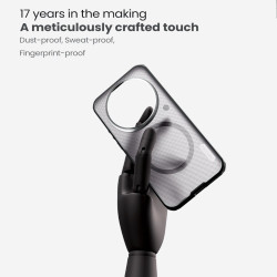 Nillkin Super Frosted PRE Magnetic Zadný Kryt pre Xiaomi 17 Ultra Transparent Black