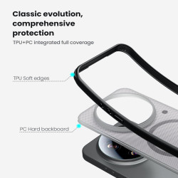 Nillkin Super Frosted PRE Magnetic Zadný Kryt pre Xiaomi 17 Ultra Transparent Black