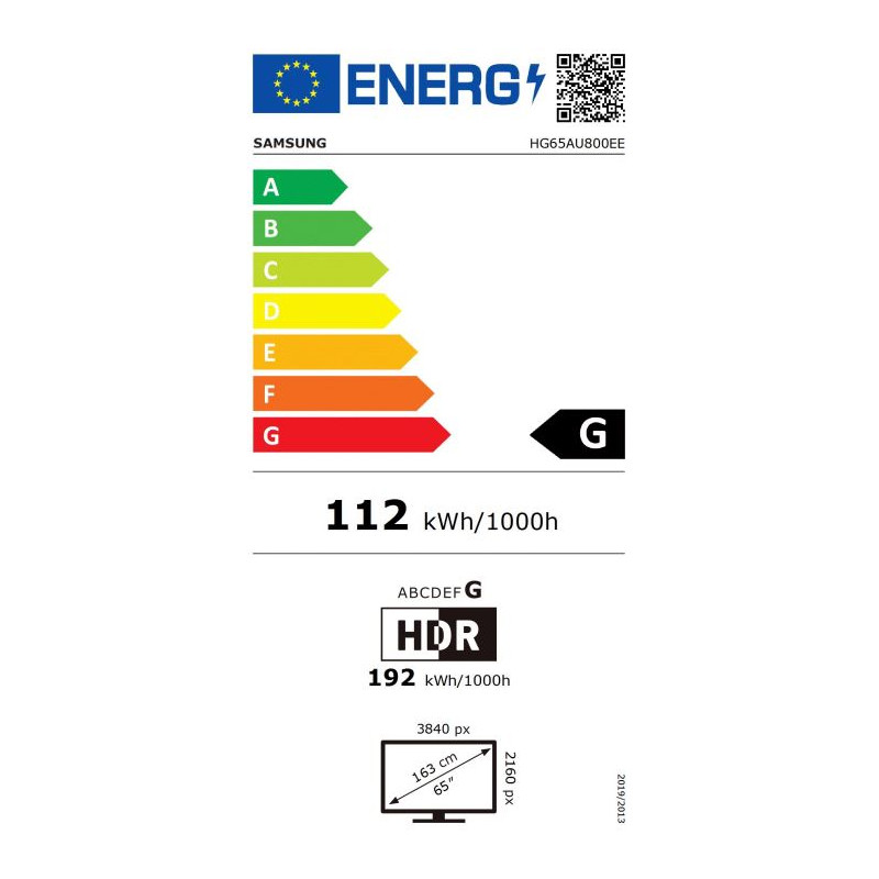 65'' LED-TV Samsung 65AU8000 HTV