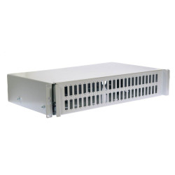 OEM - 19'' 2U Optická vana 48x SC duplex LC quad, sivá