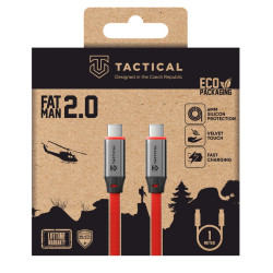 Tactical Fat Man 2.0 Cable USB-C/USB-C 1m Red