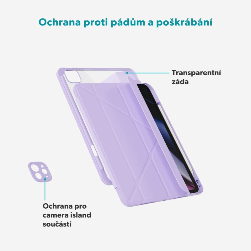 Epico Flip Case iPad Pro 12,9'' (2018-2022)/Air 13'' M2-M4 - fialová