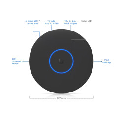 Ubiquiti U7-Pro-XG-B, UniFi AP U7 Pro XG, čierna