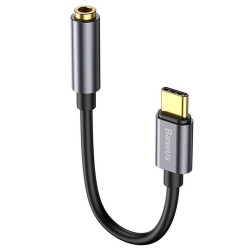 NONAME - Baseus CATL54-0G Kabelová Redukcia z USB-C na 3.5mm Audio Jack L54 (female) Deep Grey