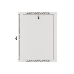 LANBERG 19'' RACKOVÁ SKRIŇA PRO MONTÁŽ NA STENU 15U/600X600 (FLAT PACK) S PRESKLENÝMI DVERAMI ŠEDÁ V2c