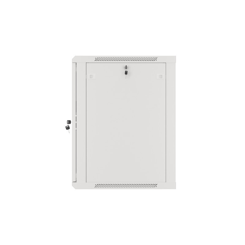 LANBERG 19'' RACKOVÁ SKRIŇA PRO MONTÁŽ NA STENU 15U/600X600 (FLAT PACK) S PRESKLENÝMI DVERAMI ŠEDÁ V2c