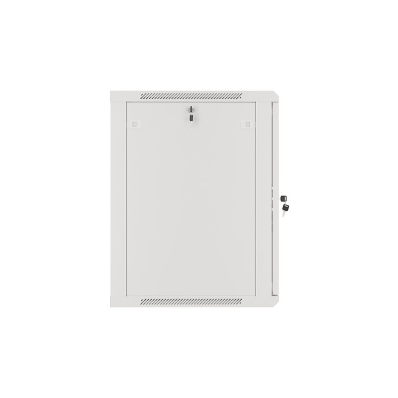 LANBERG 19'' RACKOVÁ SKRIŇA PRO MONTÁŽ NA STENU 15U/600X600 (FLAT PACK) S PRESKLENÝMI DVERAMI ŠEDÁ V2c
