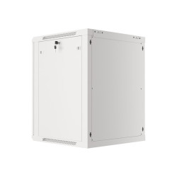 LANBERG 19'' RACKOVÁ SKRIŇA PRO MONTÁŽ NA STENU 15U/600X600 (FLAT PACK) S PRESKLENÝMI DVERAMI ŠEDÁ V2c
