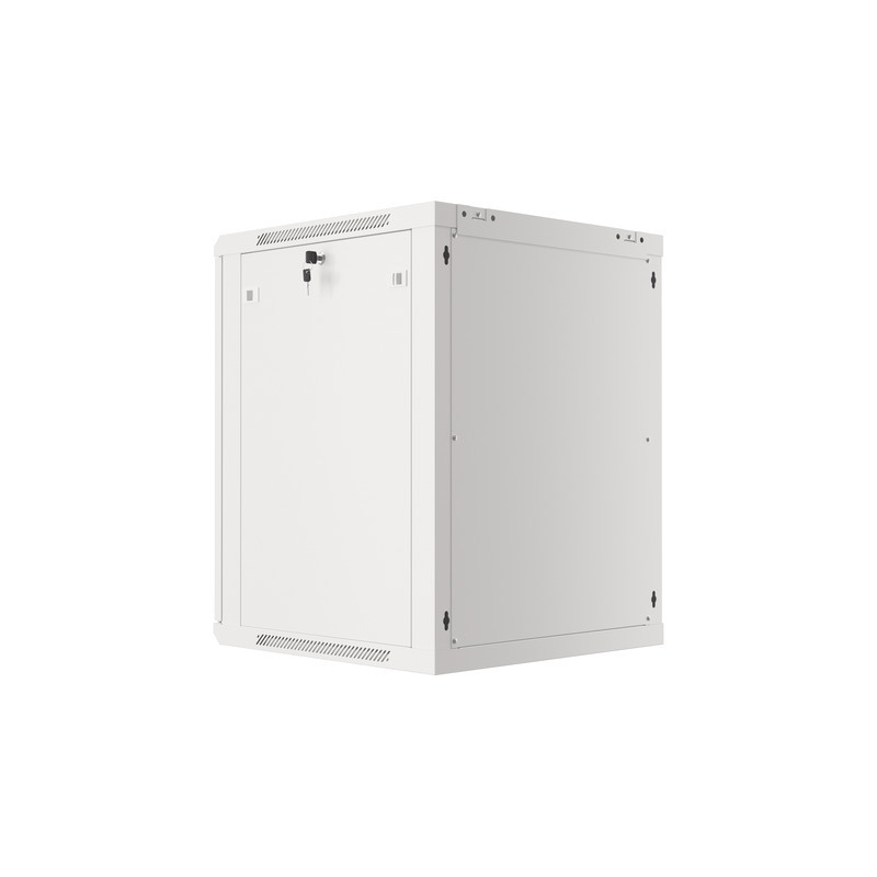 LANBERG 19'' RACKOVÁ SKRIŇA PRO MONTÁŽ NA STENU 15U/600X600 (FLAT PACK) S PRESKLENÝMI DVERAMI ŠEDÁ V2c