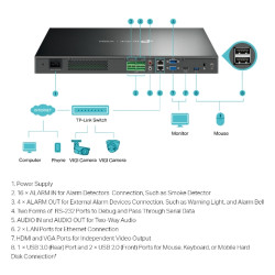 TP-LINK - VIGI NVR4032H 32 Channel Network Video Recorder