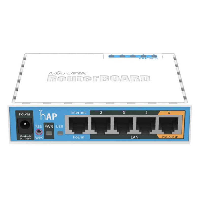 Mikrotik RB951Ui-2nD, 650MHz, hAP, 5xLAN, 2,4 GHZ