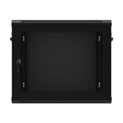 LANBERG 19'' RACKOVÁ SKRIŇA PRO MONTÁŽ NA STENU 9U/600X450 S PERFOROVANÝMI DVERMI ČIERNA