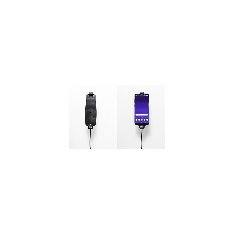 BRODIT - Brodiť držiak do auta na Samsung Galaxy S10+/S9+/S8+ a iné, s pružinou, s nab. z cig.zapaľovača/USB