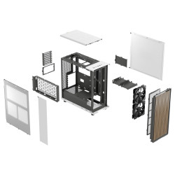 Fractal Design North Chalk White/Midi Tower/White