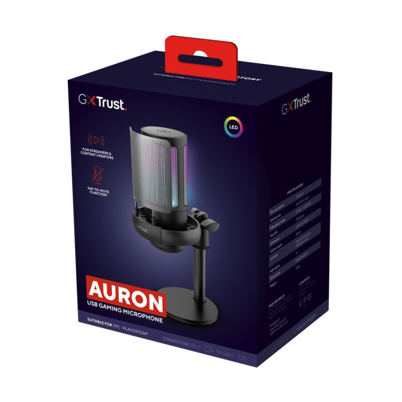 TRUST GXT238 AURON USB MICROPHONE BLK