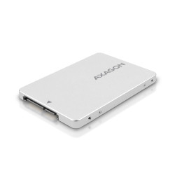 AXAGON RSS-M2SD, SATA - M.2 SATA SSD, interný 2.5'' ALU box, strieborný