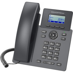 Grandstream GRP2601 SIP telefón, 2,21'' LCD displej, 2 SIP účty, 2x100Mbit port