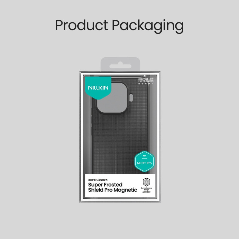 Nillkin Super Frosted PRE Magnetic Zadný Kryt pre Xiaomi 17T Pre Black
