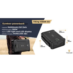 Outdoorová powerbanka Viking VIDAR III