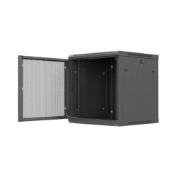 LANBERG NÁSTENNÁ INŠTALAČNÁ SKRIŇA 19'' 12U 600X600 ČIERNE PERFOROVANÉ DVERE (PLOCHÉ BALENIE)