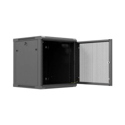 LANBERG NÁSTENNÁ INŠTALAČNÁ SKRIŇA 19'' 12U 600X600 ČIERNE PERFOROVANÉ DVERE (PLOCHÉ BALENIE)
