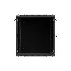 LANBERG NÁSTENNÁ INŠTALAČNÁ SKRIŇA 19'' 12U 600X600 ČIERNE PERFOROVANÉ DVERE (PLOCHÉ BALENIE)
