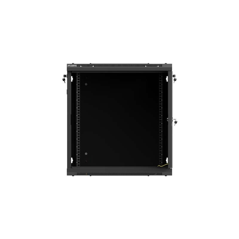 LANBERG NÁSTENNÁ INŠTALAČNÁ SKRIŇA 19'' 12U 600X600 ČIERNE PERFOROVANÉ DVERE (PLOCHÉ BALENIE)
