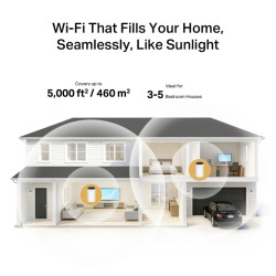 MERCUSYS - Halo E85X(2-pack) AX3000 Home Mesh WiFi6 systém