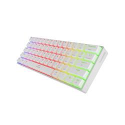 Genesis herná klávesnica THOR 660 G2/Gateron Red/USB+BT/US layout/Biela