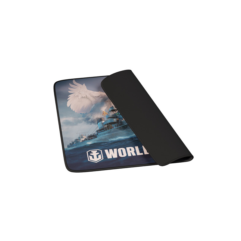 Herná podložka pod myš Genesis CARBON 500 WORLD of WARSHIPS, M 30x25cm