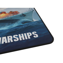 Herná podložka pod myš Genesis CARBON 500 WORLD of WARSHIPS, M 30x25cm