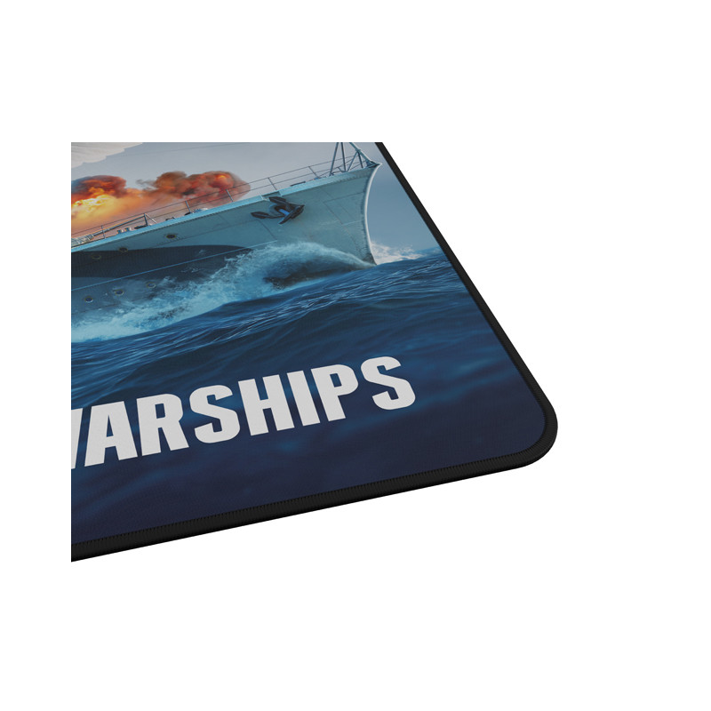 Herná podložka pod myš Genesis CARBON 500 WORLD of WARSHIPS, M 30x25cm