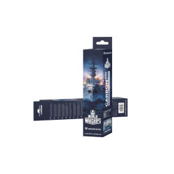 Herná podložka pod myš Genesis CARBON 500 WORLD of WARSHIPS, M 30x25cm