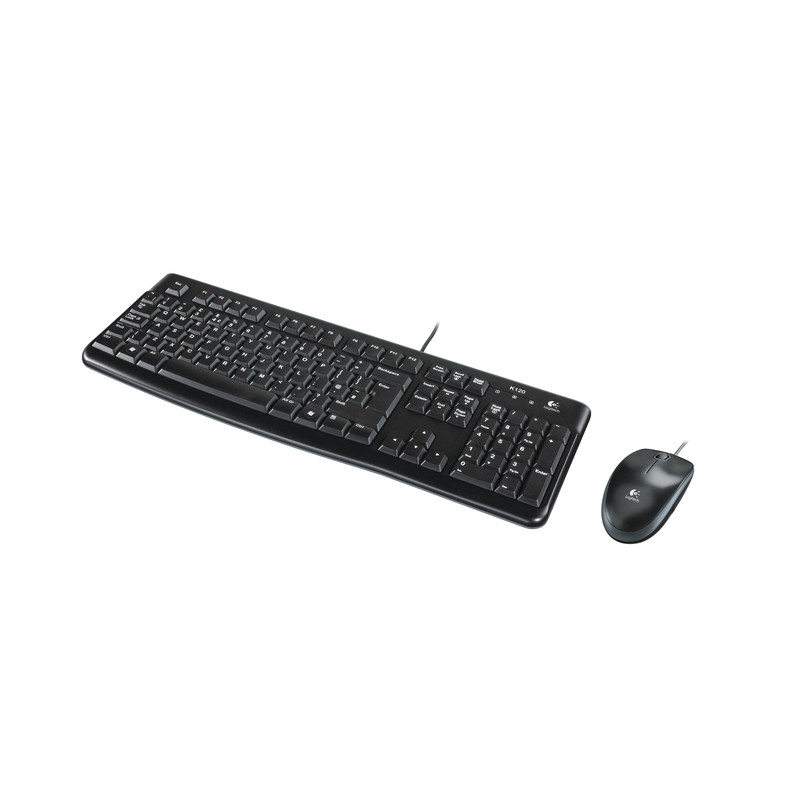 set Logitech MK120, drôtový, USB, CZ/SK