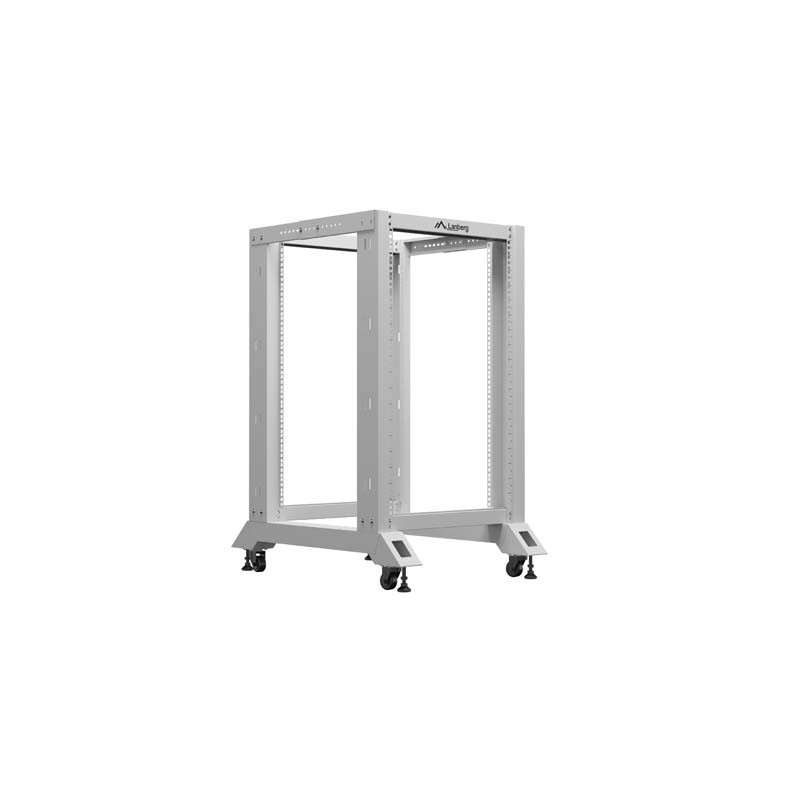 LANBERG OTVORENÝ RACK 19'' 18U 600X800 ŠEDÝ