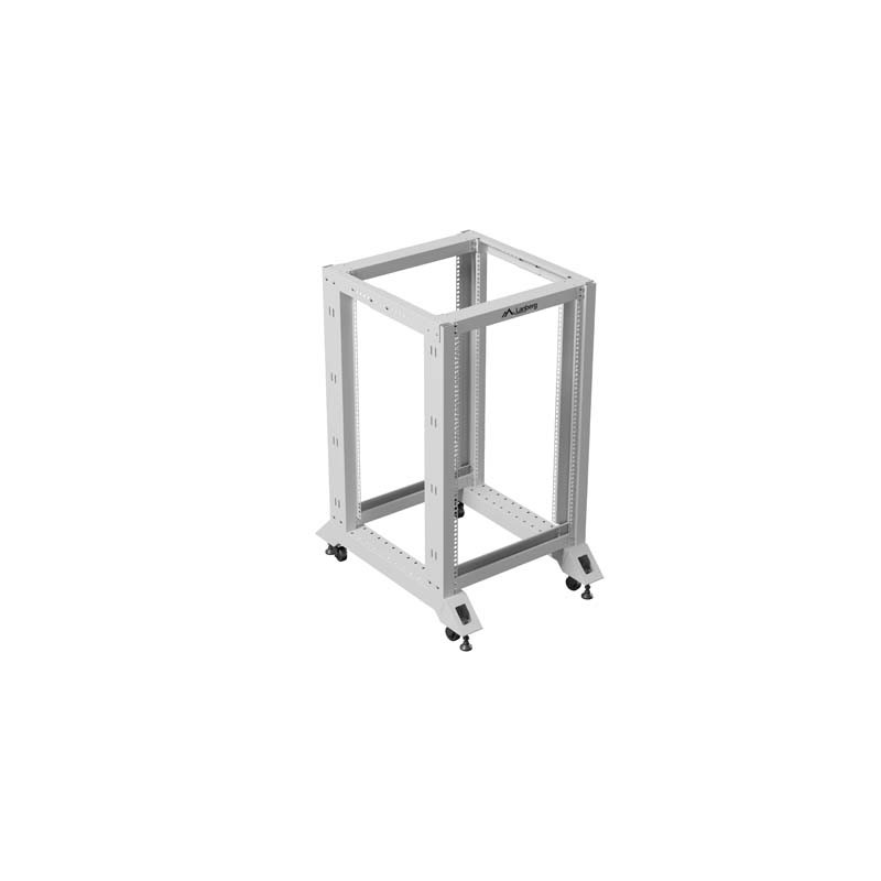 LANBERG OTVORENÝ RACK 19'' 18U 600X800 ŠEDÝ